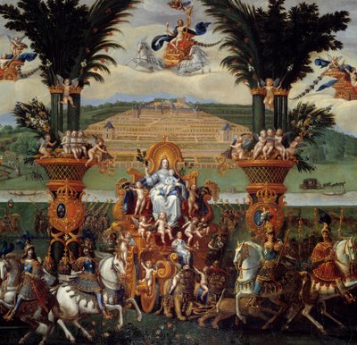 I quattro elementi. La Terra (dettaglio centrale) da Claude Deruet