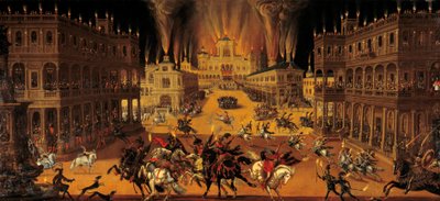 I quattro elementi: fuoco. Spettacolo e torneo equestre al tempo di Luigi XIII da Claude Deruet