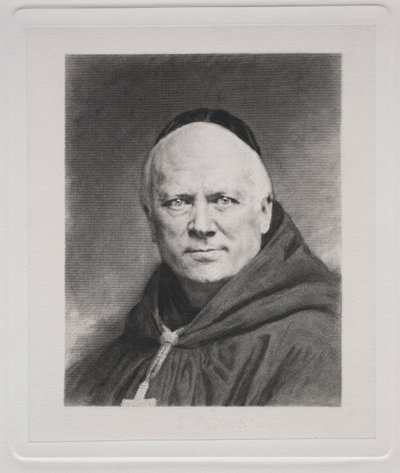 Dom Prosper Guéranger, Abate di Solesmes da Claude Ferdinand Gaillard