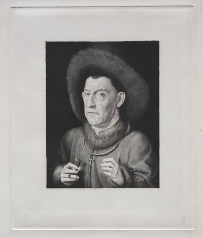 Uomo con un garofano da Claude Ferdinand Gaillard