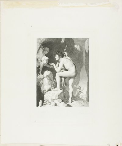 Edipo e la Sfinge da Claude Ferdinand Gaillard