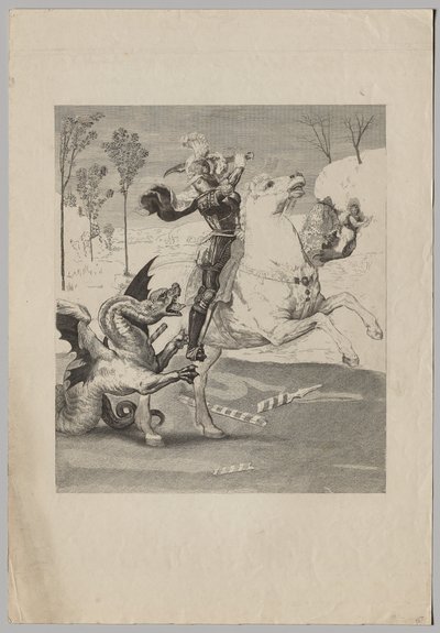 San Giorgio e il drago (3) da Claude Ferdinand Gaillard