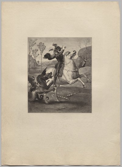 San Giorgio e il drago (4) da Claude Ferdinand Gaillard