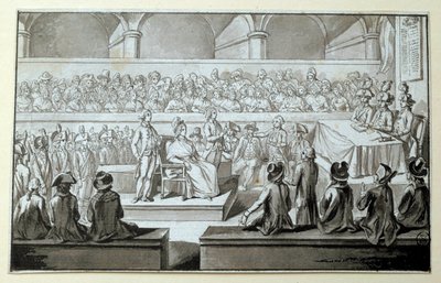 La regina di Francia Maria Antonietta davanti al Tribunale Rivoluzionario: giorni del 14, 15, 16 ottobre 1793 da Claude Francois Chauveau Lagarde