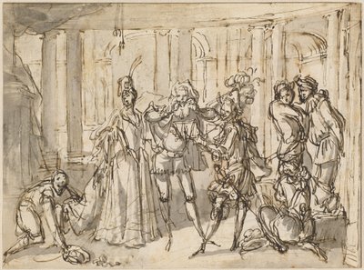 Una performance della Commedia dell
