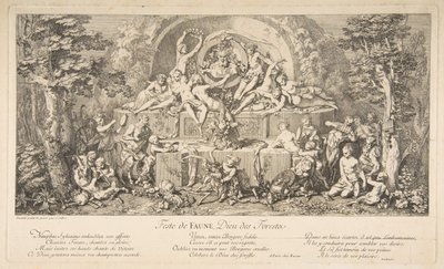 La festa del fauno da Claude Gillot