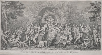 Le quattro feste: Festa del dio Pan da Claude Gillot