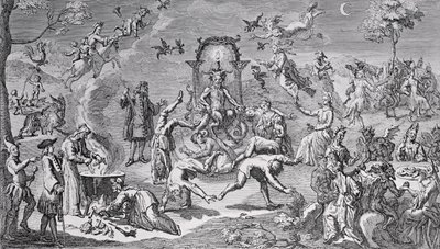 Il sabba delle streghe da Claude Gillot