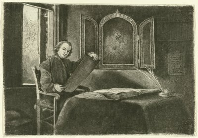 Ritratto di Ponce-François Copette come Abraham Francen da Claude Henri Watelet