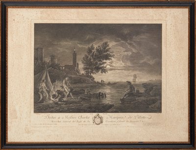 Incisioni in acciaio francesi da Claude Joseph (after) Vernet