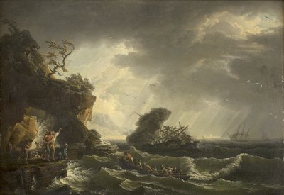 Un naufragio da Claude Joseph Vernet