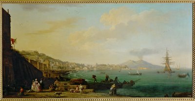 Una vista di Napoli e del Vesuvio ... da Claude Joseph Vernet