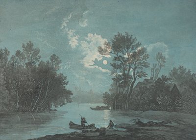 Pescatori al chiaro di luna, ca. 1750-1800 da Claude Joseph Vernet