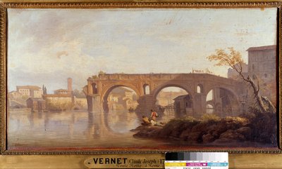 Le Ponte Rotto a Roma da Claude Joseph Vernet