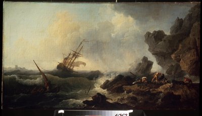 Tempesta in mare da Claude Joseph Vernet