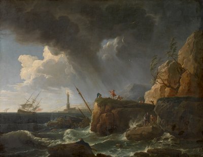 Paesaggio marino da Claude Joseph Vernet