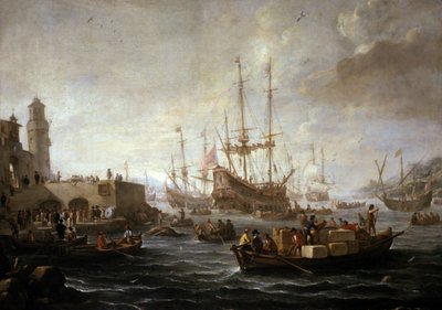 Paesaggio marino da Claude Joseph Vernet