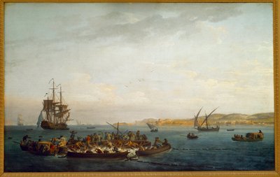 Pesca del tonno da Claude Joseph Vernet
