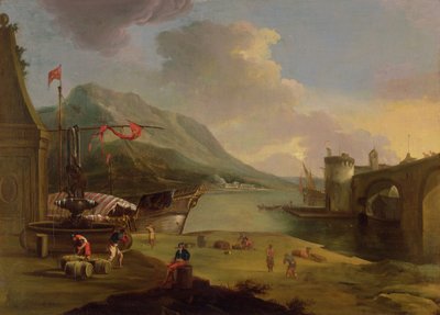 Scarico delle galee nello Stretto di Micene da Claude Joseph Vernet