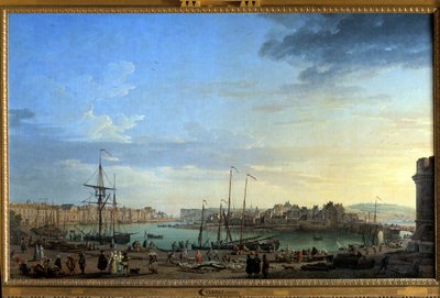 Veduta del porto di Dieppe da Claude Joseph Vernet