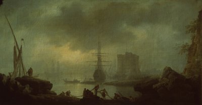 Vista del mare. Nebbia da Claude Joseph Vernet