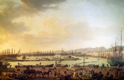Veduta del porto di Tolone da Claude Joseph Vernet