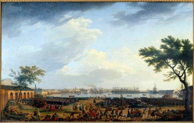 Vista del porto di Tolone e dell