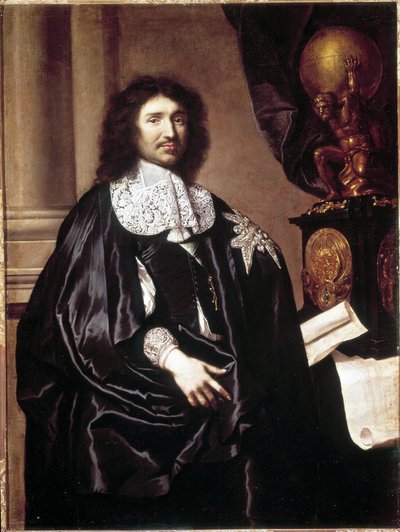 Jean Baptiste Colbert (1619-1683), statista francese. Dipinto di Claude Lefebvre (1632-1675). Museo di Versailles da Claude Lefebvre