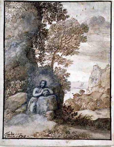 Paesaggio con la Maddalena da Claude Lorrain