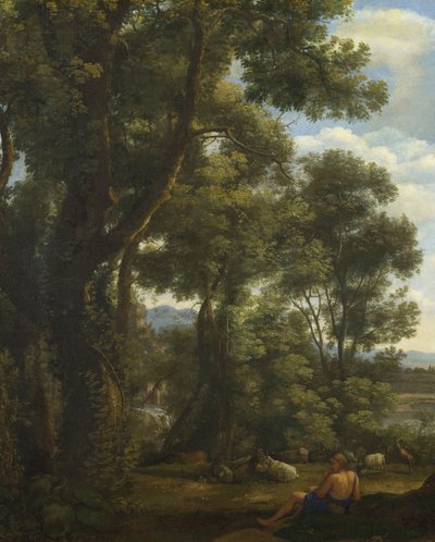 Paesaggio con capraio e capre da Claude Lorrain