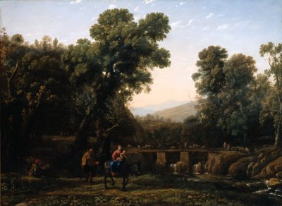 La fuga in Egitto da Claude Lorrain (1600 82)