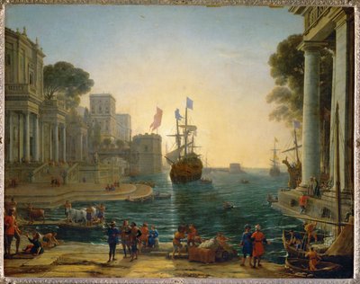 Ulysse rimette Chriseis a son pere ... da Claude Lorrain (1600-82)