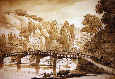 Paesaggio boscoso da Claude Lorrain