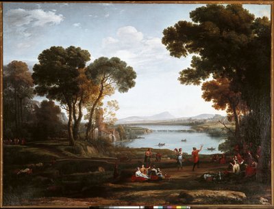 Paesaggio con figure danzanti da Claude Lorrain