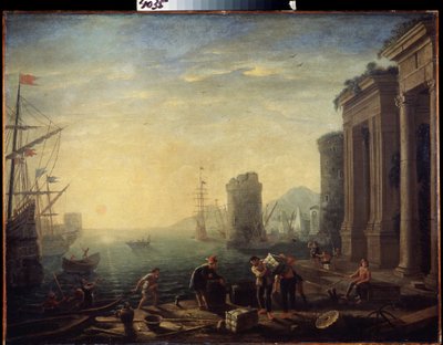 Mattina nel porto da Claude  Lorrain