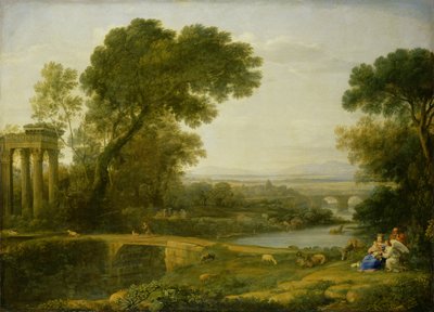 Il riposo durante la fuga in Egitto da Claude Lorrain