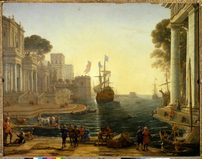 Ulisse restituisce Criseide a suo padre da Claude Lorrain