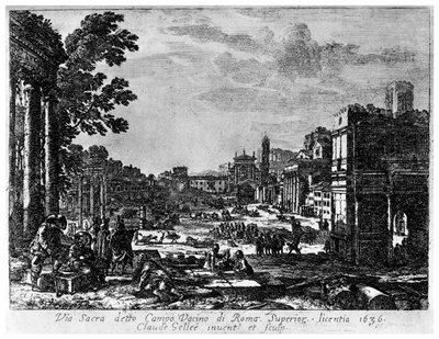 Campo Vacino, c1620-1680, 1924 da Claude Lorrain