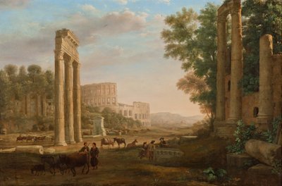 Capriccio con le rovine del Foro Romano da Claude Lorrain