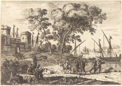 Scena Costiera con un Artista da Claude Lorrain