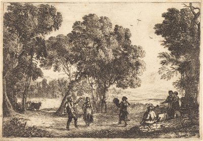 Danza sotto gli alberi da Claude Lorrain
