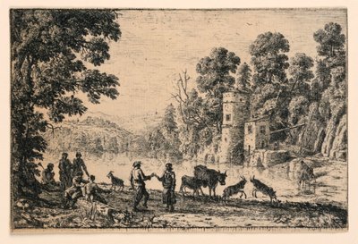 Danza sulla riva del fiume da Claude Lorrain