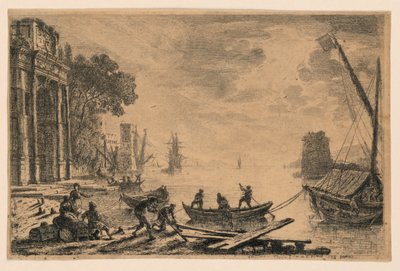 Scena di Porto da Claude Lorrain