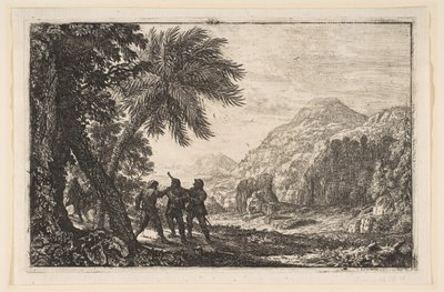 Paesaggio con briganti, 1633 da Claude Lorrain