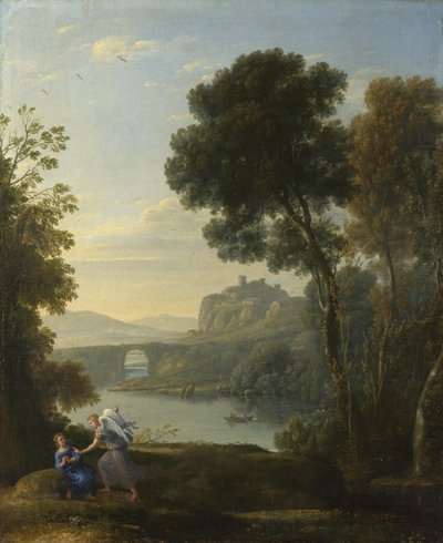 Paesaggio con Agar e l