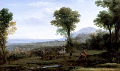 Paesaggio con San Filippo che Battezza l