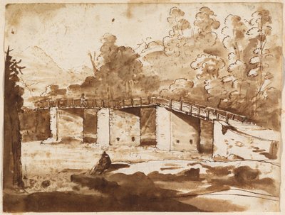 Paesaggio con un ponte da Claude Lorrain