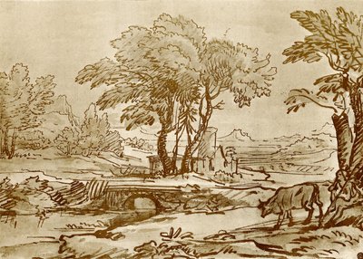Paesaggio con ponte da Claude Lorrain