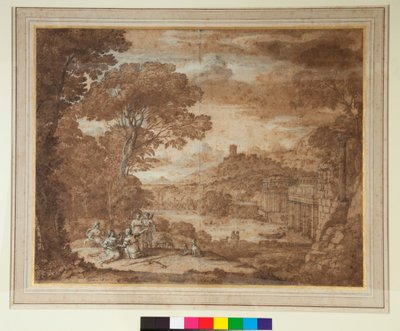 Paesaggio con la ninfa Egeria in lutto per Numa da Claude Lorrain