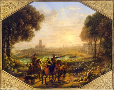 Paesaggio con il porto di Santa Marinella da Claude Lorrain